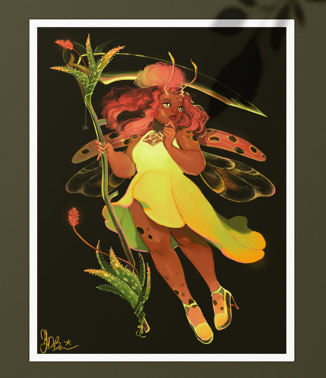 Weapon fairy #11 / Scythe + Aloe Vera