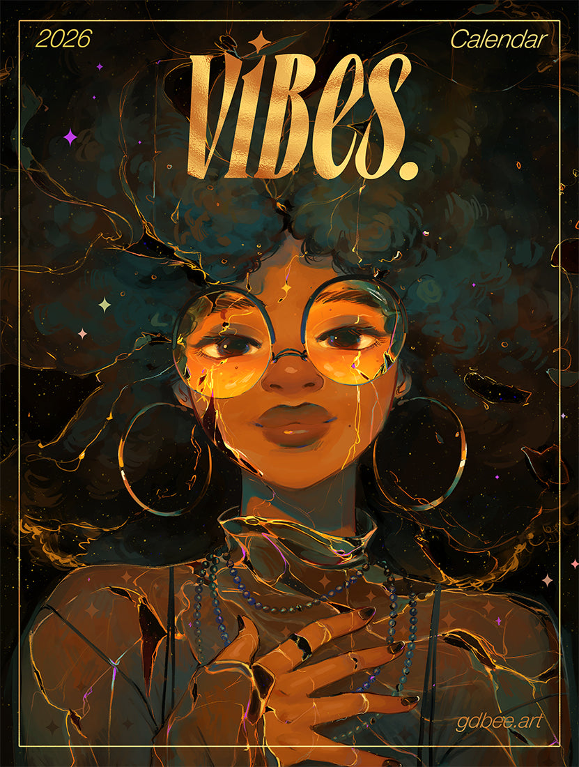 preorder vibes 2026 calendar closes oct 31 gdbee art
