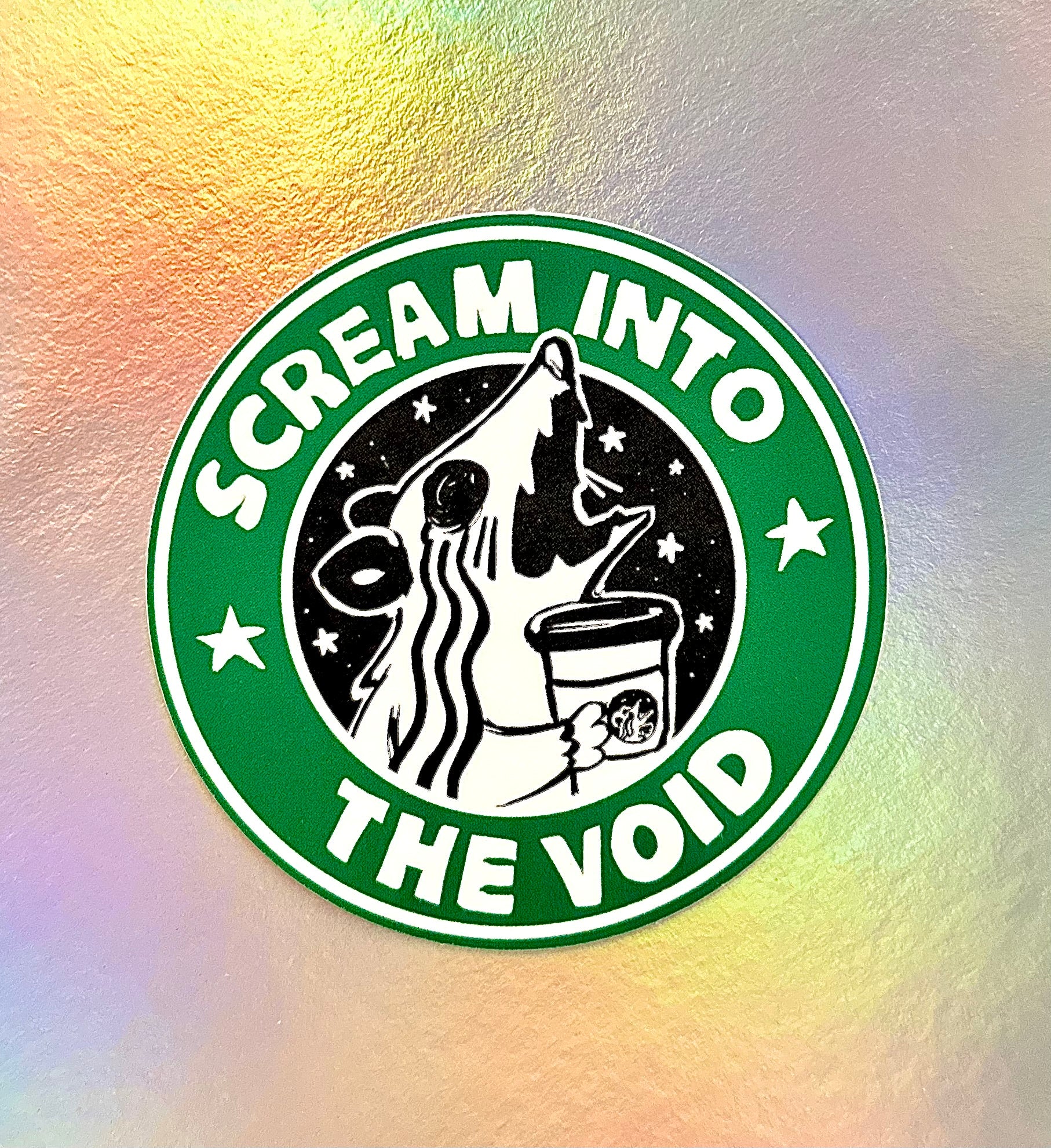 Coffee Screamin Sticker