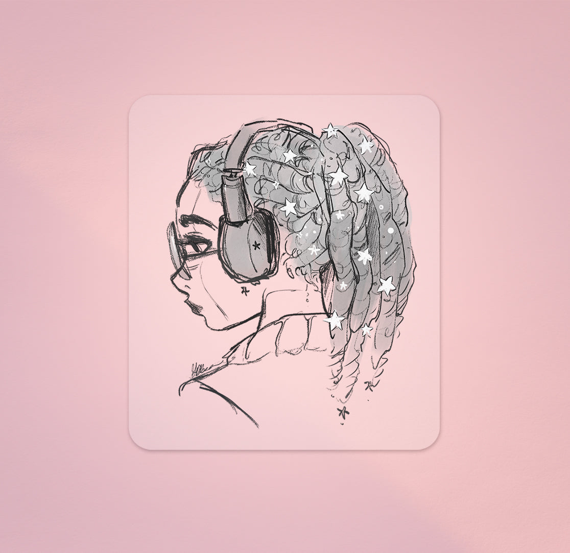 Android Clear Sticker