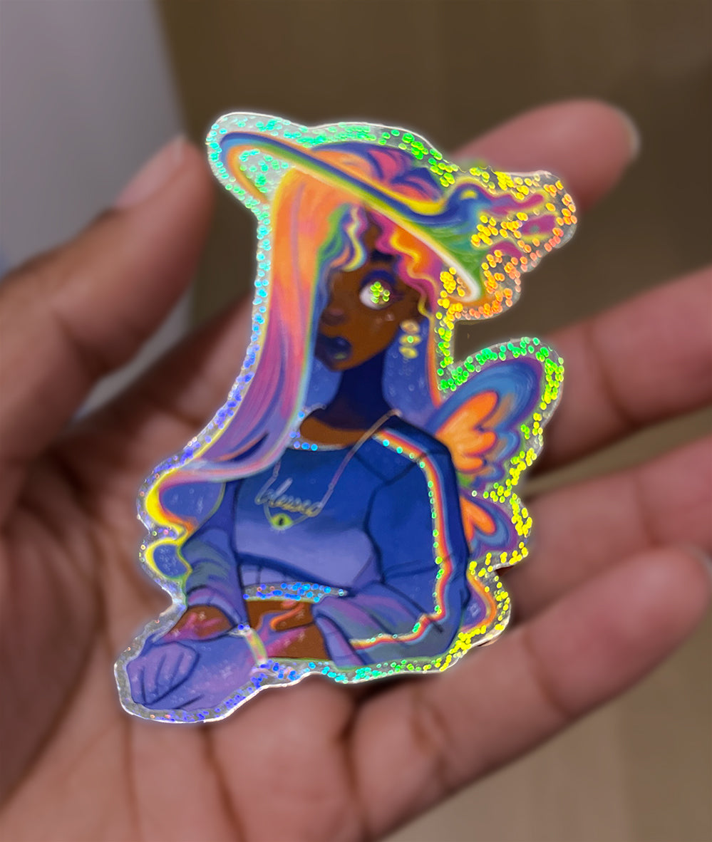 Angels [ Glitter Dust ] Stickers