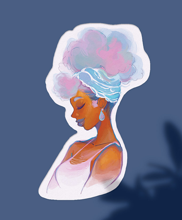 Cotton Candy Sticker