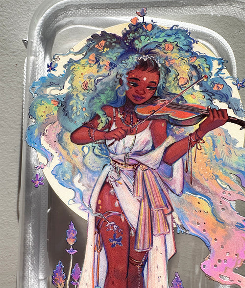 Nature + Fiddle [clear] keepsake case