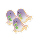 Ghost with a Dollar [ Clear ] Sticker