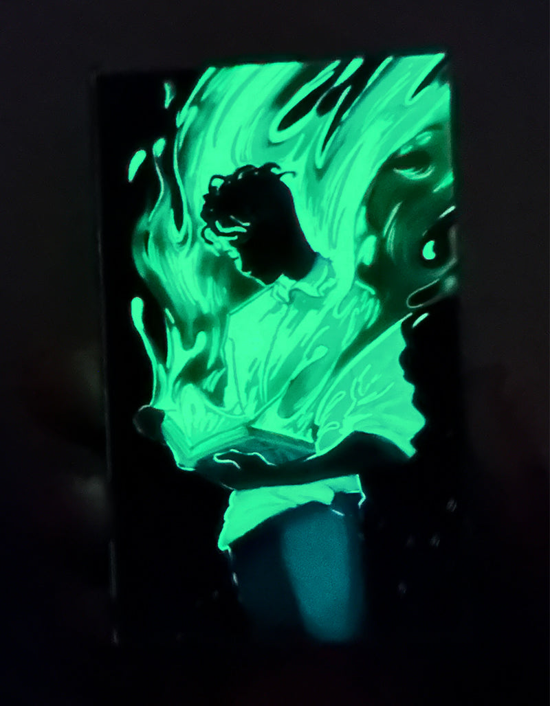 Knowledge { Glow in the Dark } Sticker