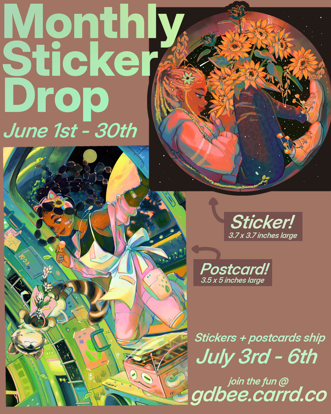 Monthly Sticker Drop [Subscription]