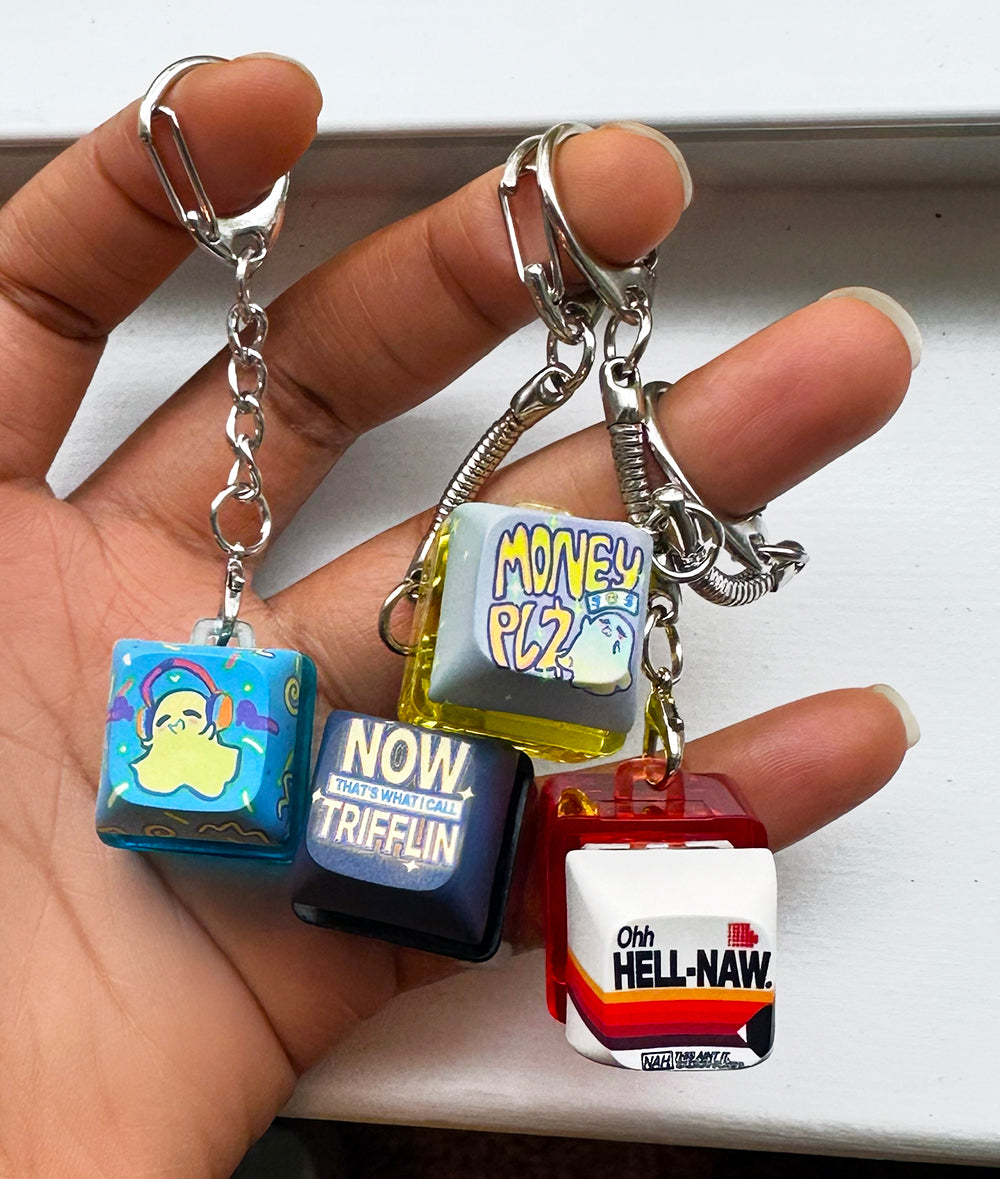 Keycap Illuminated Keychains