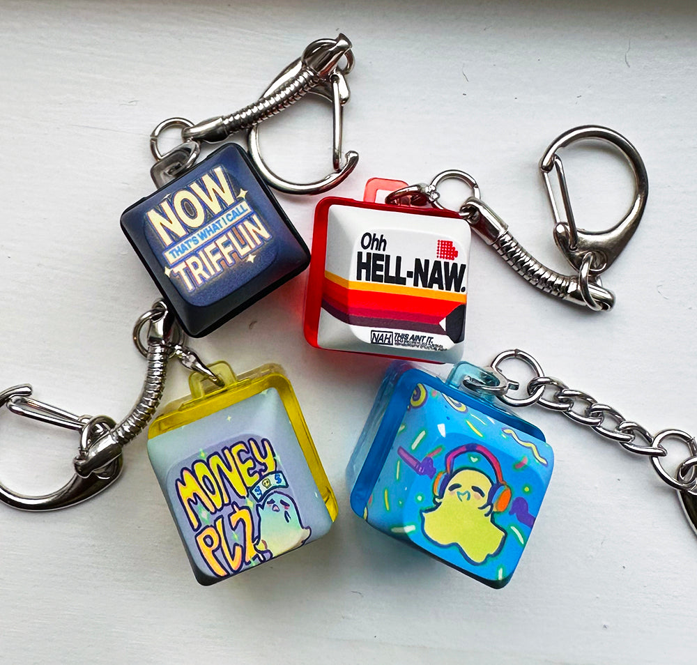 Keycap Illuminated Keychains