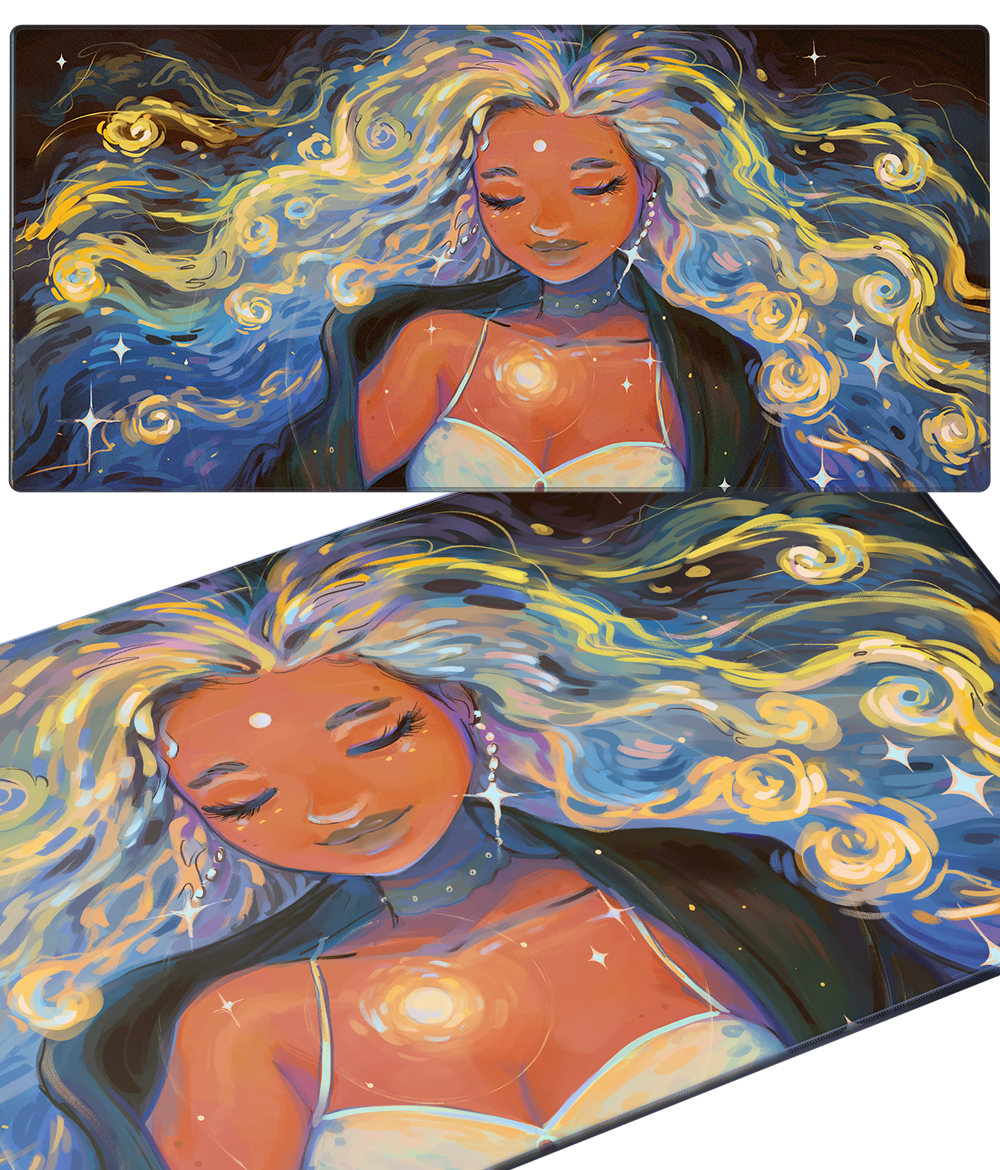 ((love you)) Large Deskmat