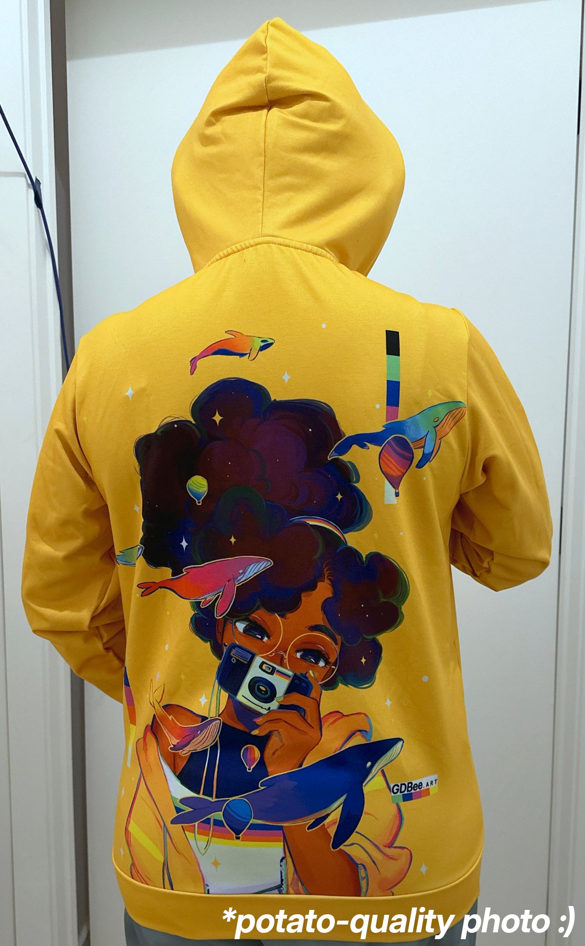 Polychrome Parade Fleece Zip Hoodie – GDBEE.ART