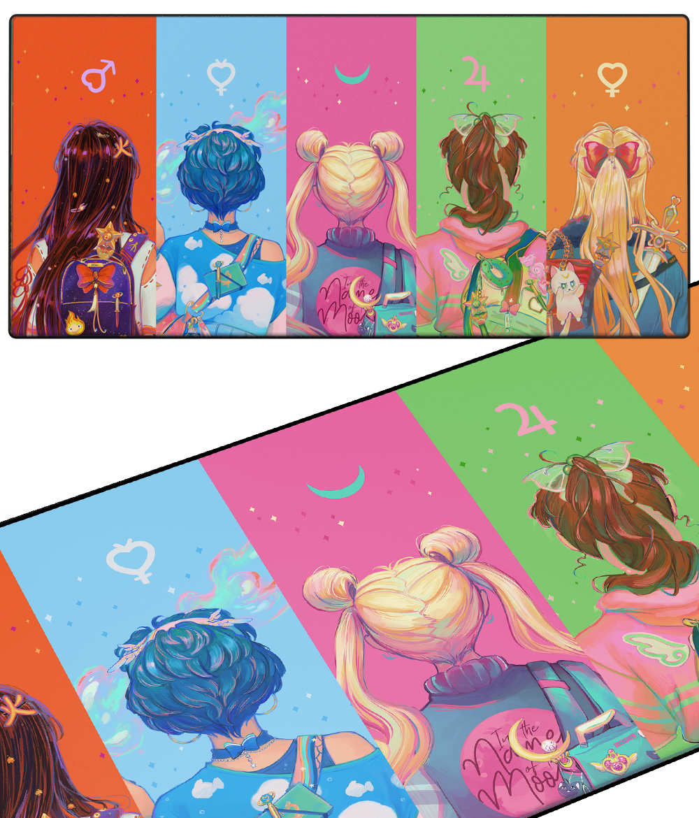 Sailor Scouts Large Deskmat
