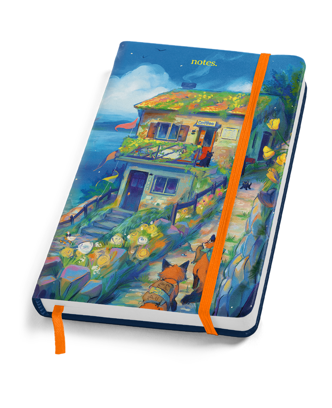 Seaside Cafe [ Blank Journal ]