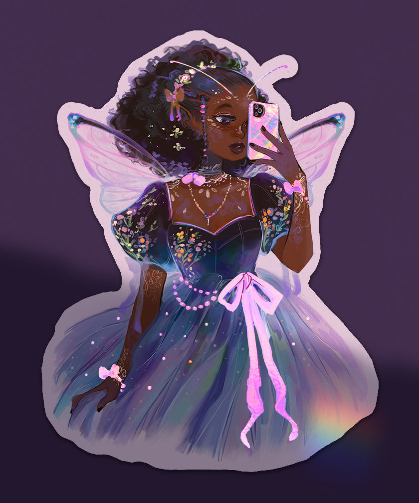 Fairy Selfie Reflective Sticker