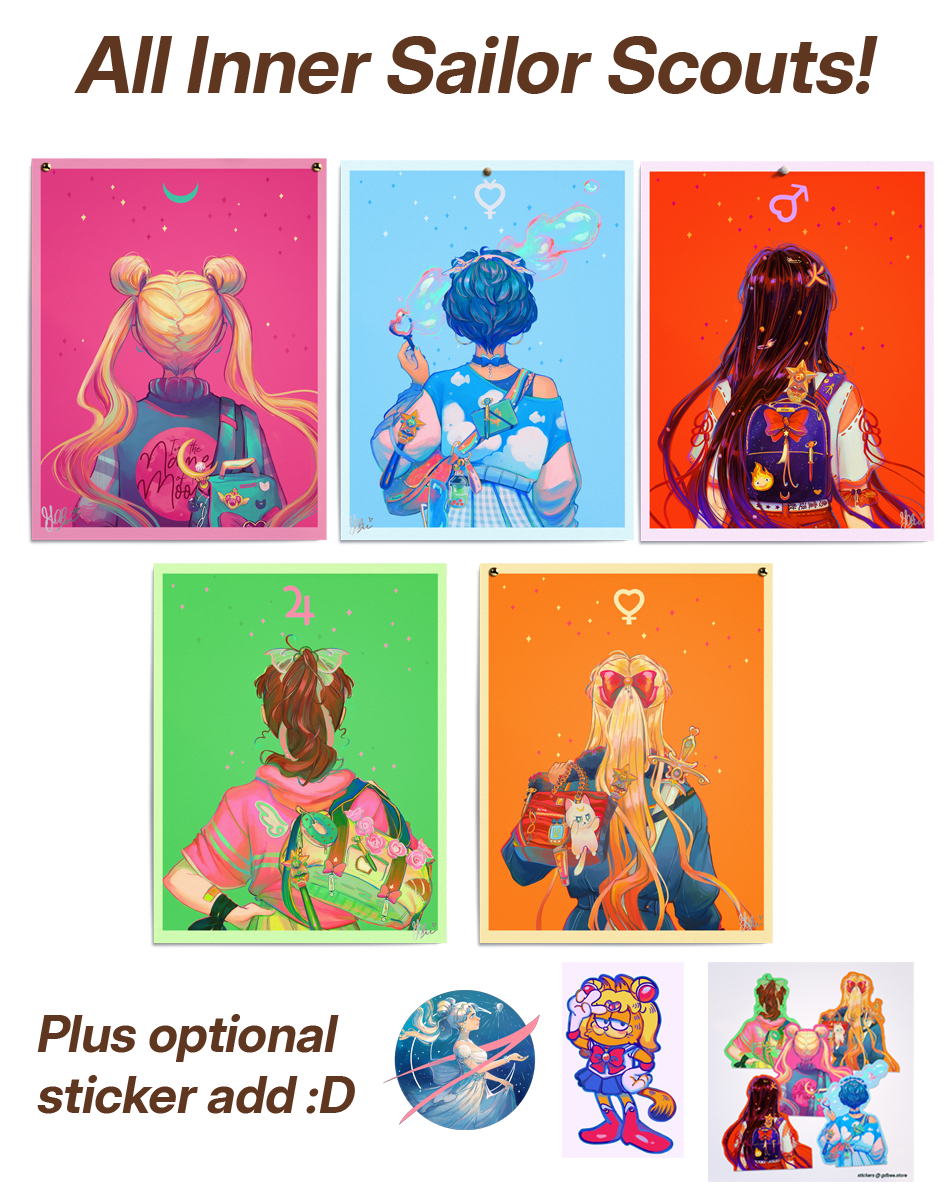 All Inner Sailor Scouts Bundle