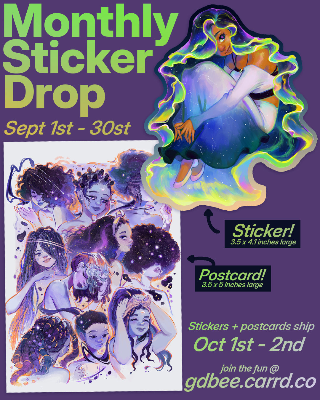 Monthly Sticker Drop [Subscription]