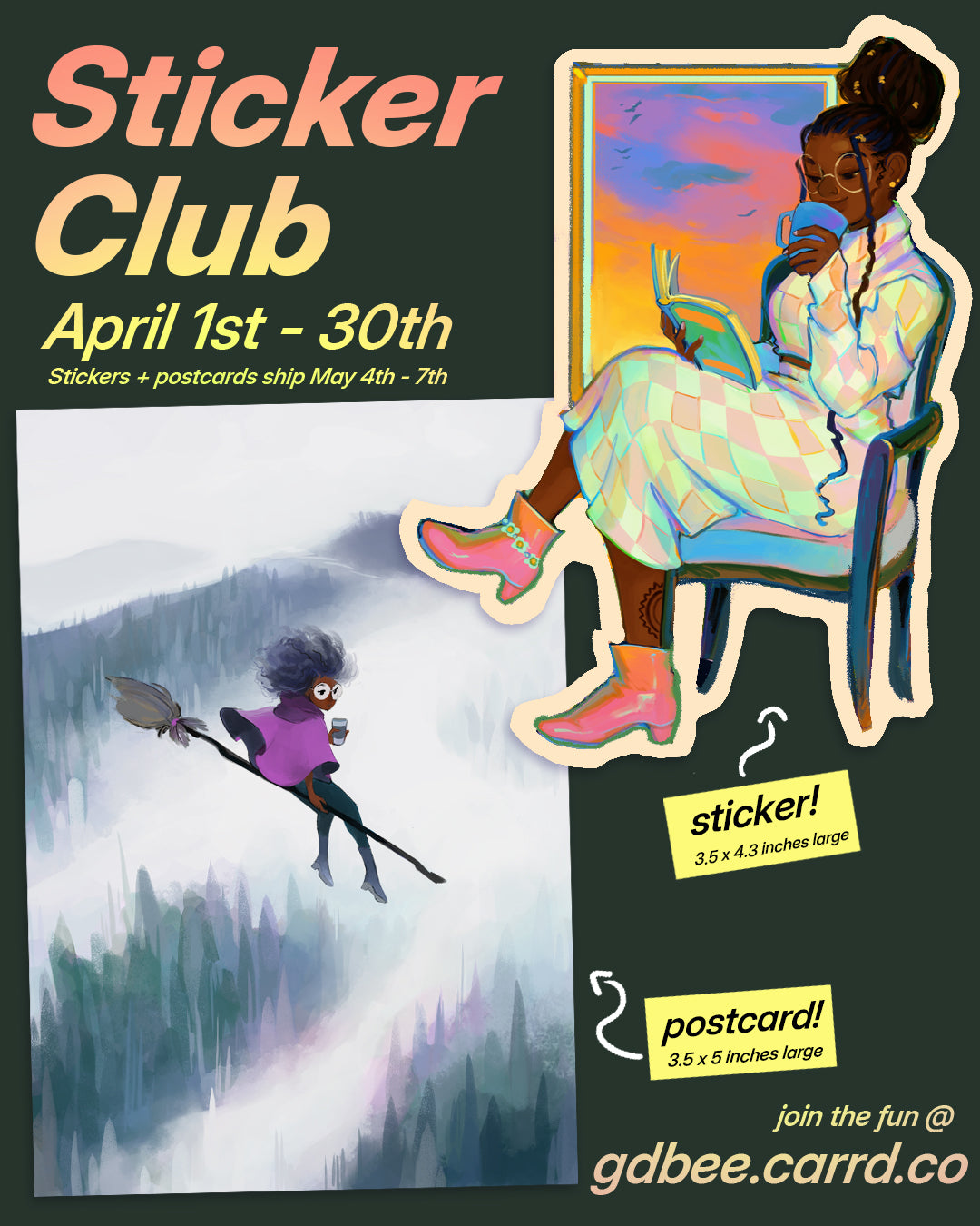 Monthly Sticker Drop [Subscription]