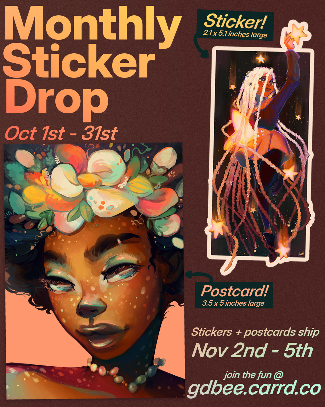 Monthly Sticker Drop [Subscription]