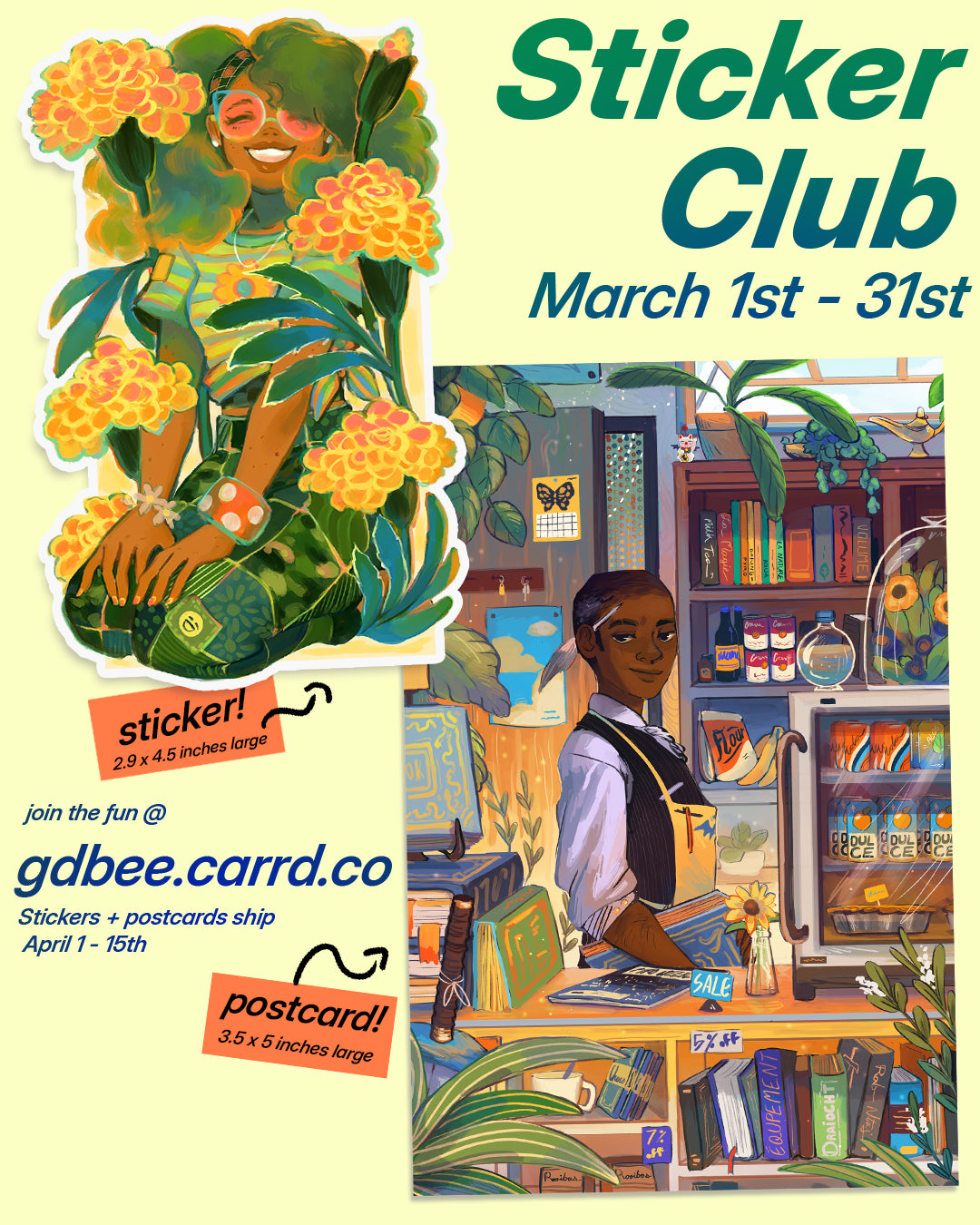 Monthly Sticker Drop [Subscription]