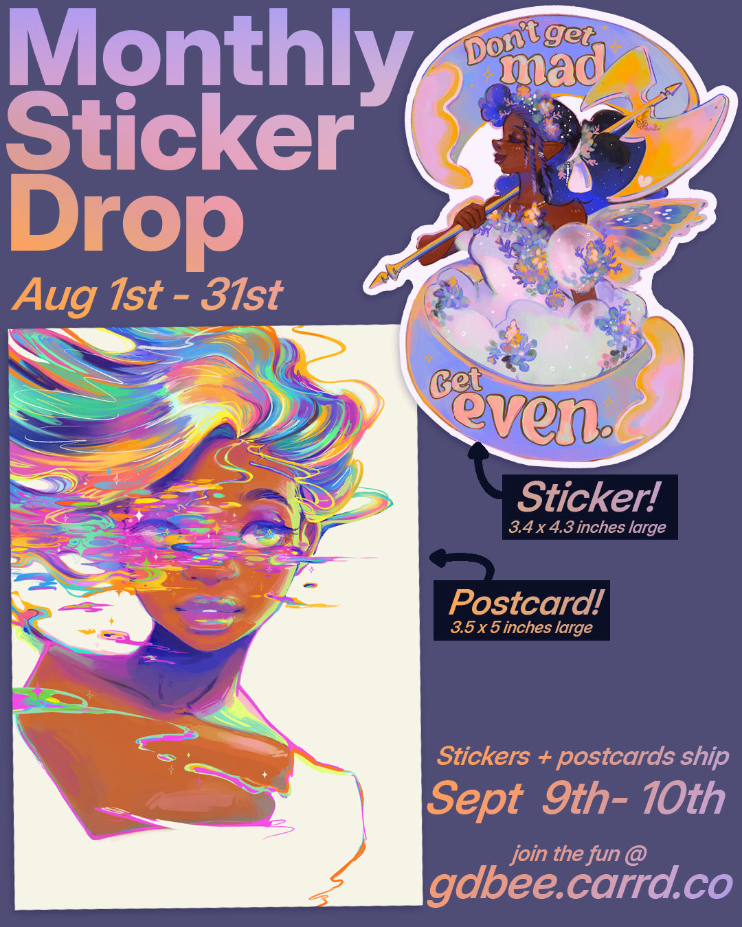 Monthly Sticker Drop [Subscription]