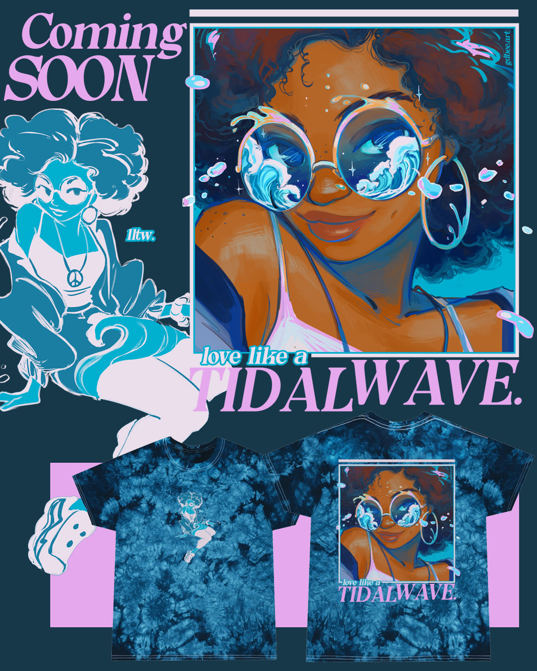 [Fall Release] Love Like a Tidal Wave Tee