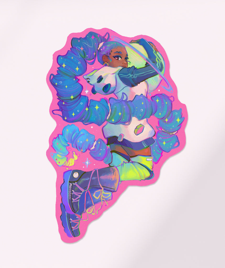 Zero-G Holo Sticker