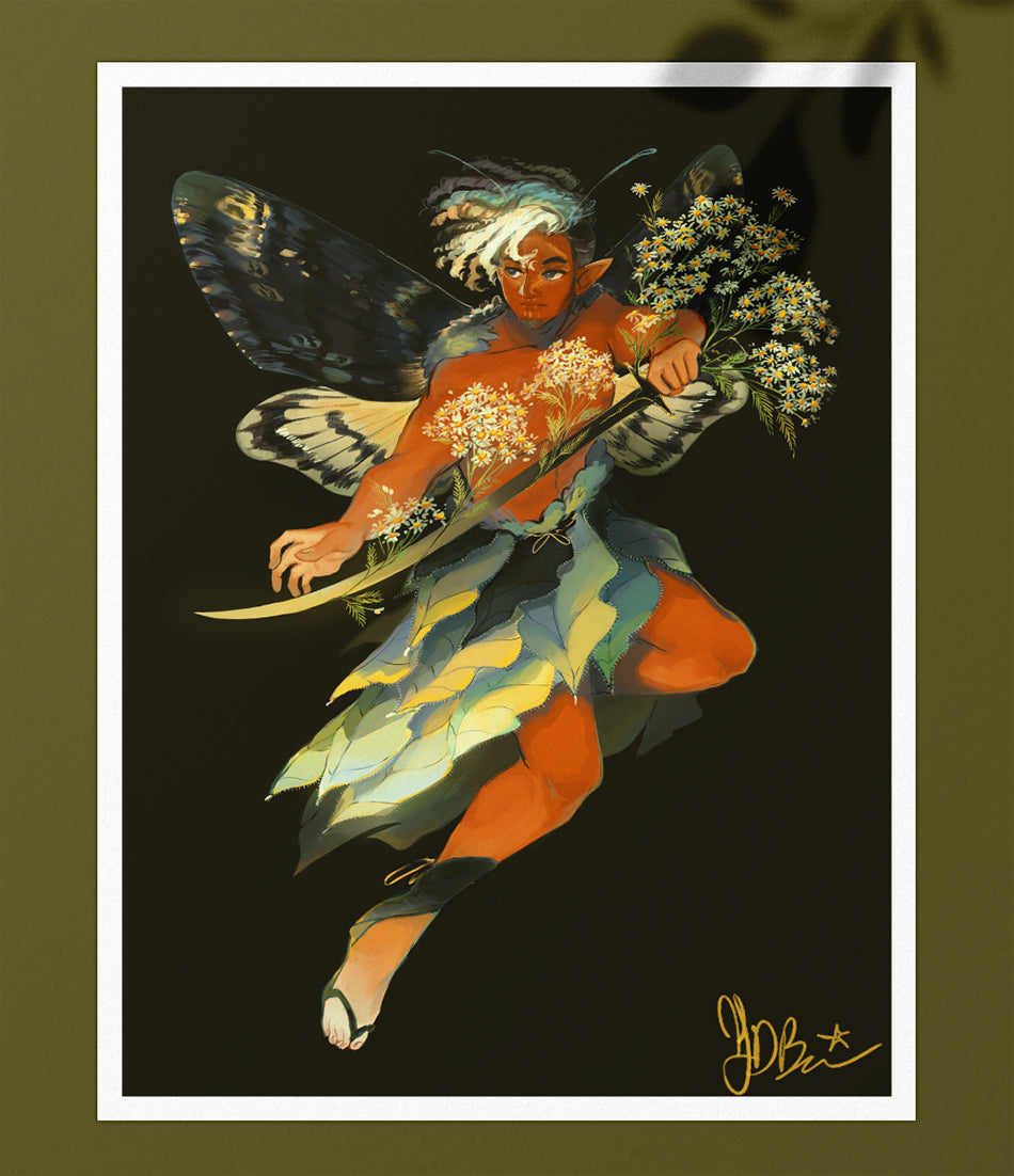 Weapon fairy #4 / Shamshir + Chamomile