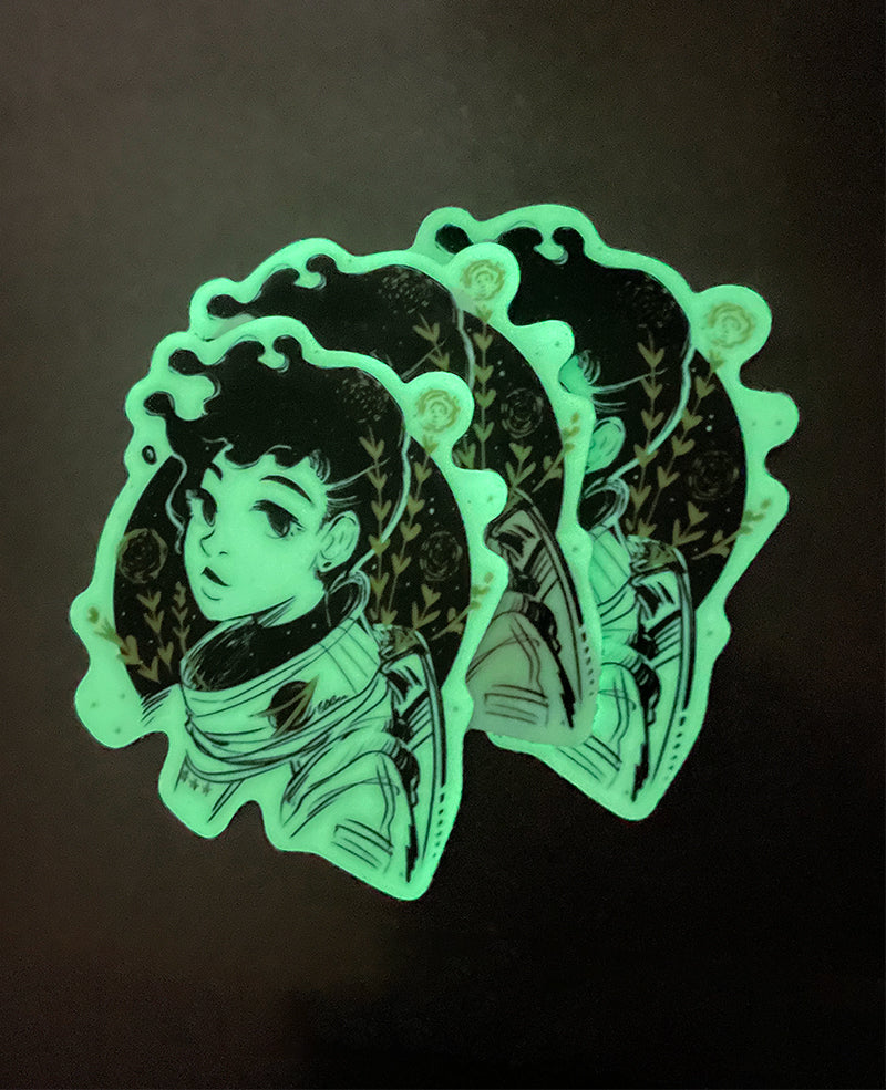 Floranaut [ Glow in the Dark ] Sticker
