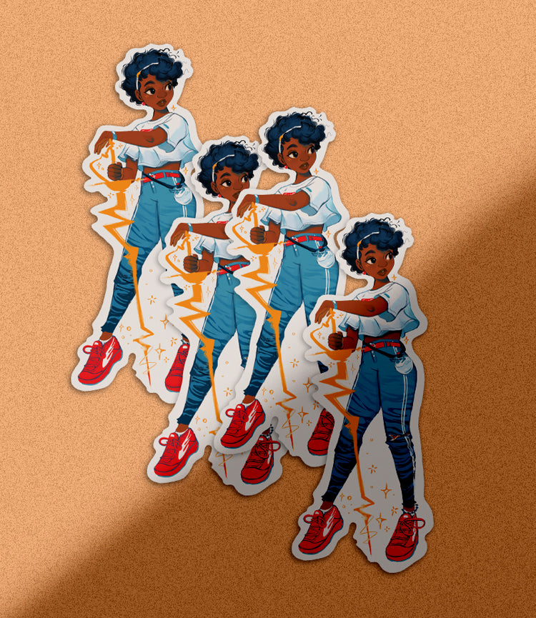 SwordGirl Sticker (Large)